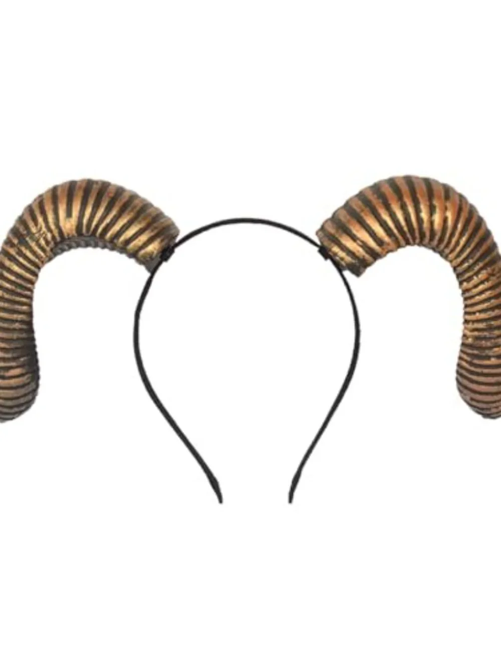 Realistic Ram Horn Headband Halloween Cosplay Costume Accessory Adult